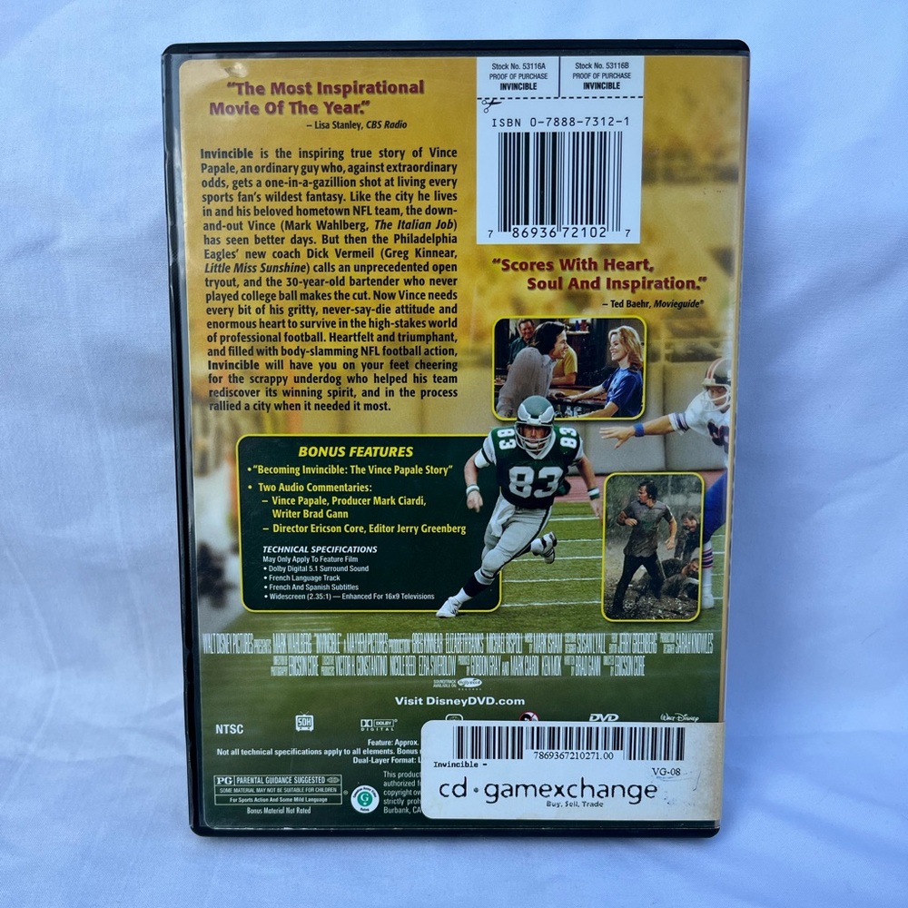 Invincible DVD - Picture 2 of 3